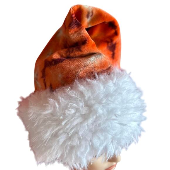 Handcrafted Tie-Dye Santa Hat - Picture 6 of 8
